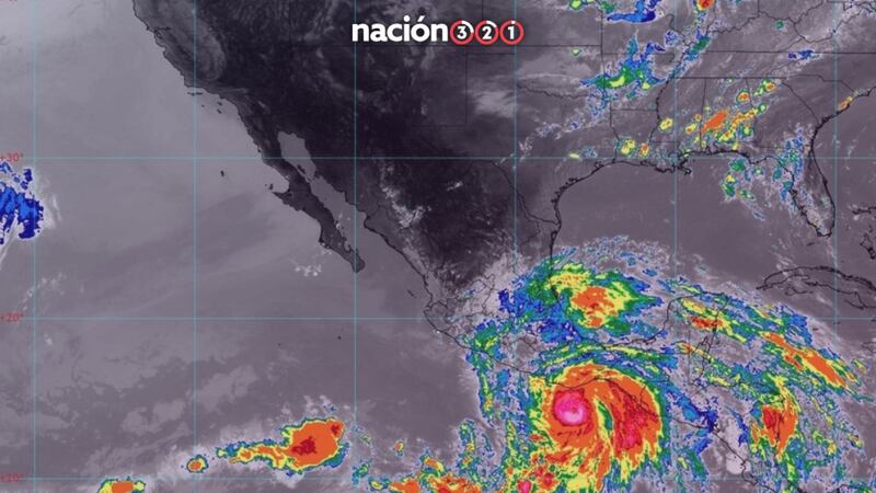 Sigue la trayectoria de ‘Erick’: pierde fuerza en tierra y se degrada a Tormenta Tropical