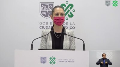 La jefa de Gobierno de la CDMX dijo "no coincidir" con lo dicho por la Organización Mundial de la Salud