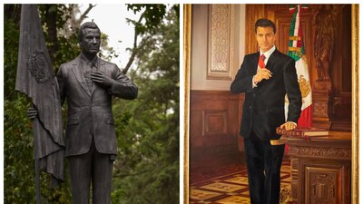 El presidente saliente ya está 'decorando' Los Pinos y Palacio Nacional