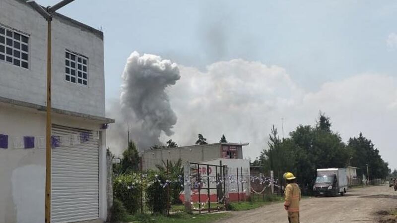 VIDEO: Explota polvorín en Tultepec; autoridades del Edomex ya trabajan en la zona