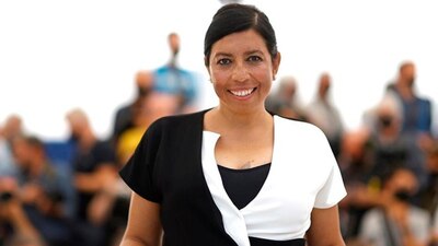 El hecho se dio luego de la proyección de ‘Noches de fuego’ , cinta que dirigió la mexicana