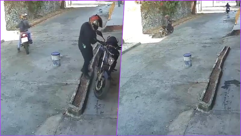 VIDEO: ¡Robo exprés! Ladrones de Cuernavaca hurtan moto en menos de 20 segundos