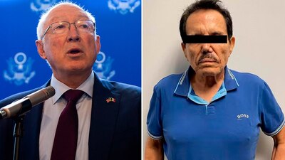 El embajador dio más detalles sobre la detención del capo mexicano, hace 2 semanas