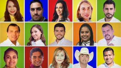 Ellos están compitiendo por una curul en los Congresos de Nayarit y Coahuila
