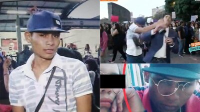 Él es el agresor del reportero de ADN 40