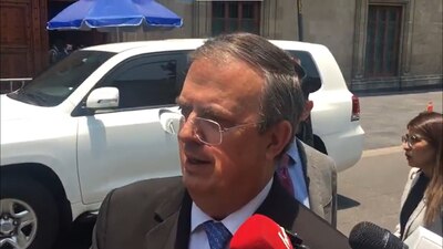 Se confrontó con un simpatizante, dijo, de Claudia Sheinbaum