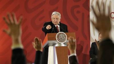 El presidente da una conferencia de prensa de lunes a viernes en Palacio Nacional