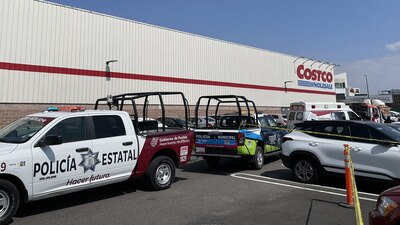 Los clientes que se encontraban en la zona corrieron a resguardarse en los alrededores