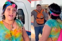VIDEO: Captan a mujer agrediendo a pasajeros de Monterrey; la apodan ‘Lady Metro’