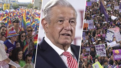 Dijo que hay un bloque negro en las marchas feministas