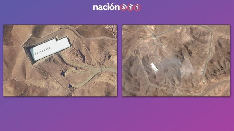 FOTOS: Las instalaciones nucleares de Irán, antes y después de los ataques de EU