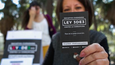 La iniciativa #3de3 tiene como objetivo promover la transparencia entre funcionarios públicoss y candidatos