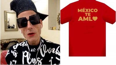 El diseño podrá replicarse por los simpatizantes del presidente y asistentes a la marcha