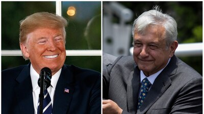 El presidente de EU afirmó que las negociaciones con México avanzan bien