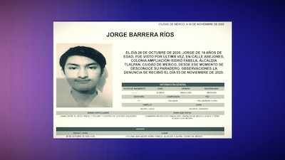 Las autoridades difundieron la alerta Amber del joven estudiante de la UNAM