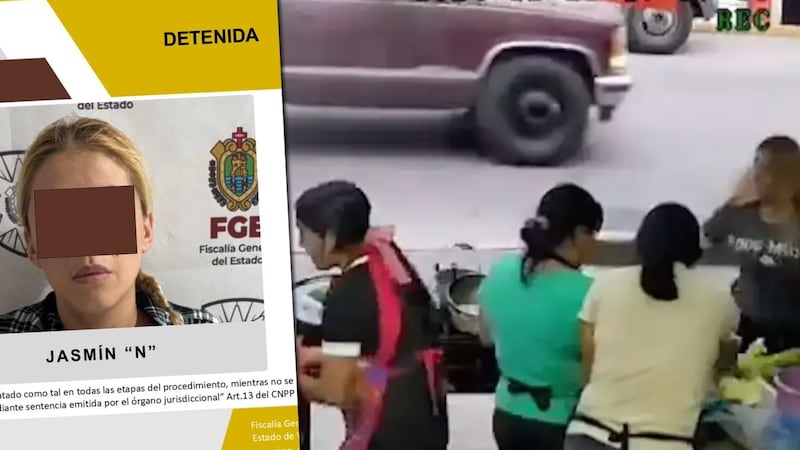 Detienen a mujer que arrojó aceite caliente a vendedora de antojitos