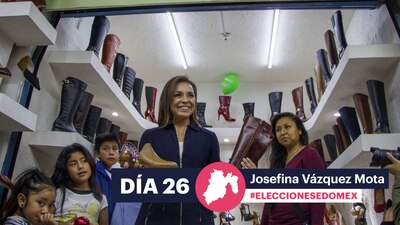 La aspirante panista al gobierno mexiquense prometió ayudar a crear miles de empleo si gana las elecciones