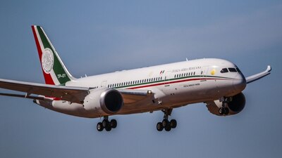 La aeronave mexicana está valuada en 110 millones de dólares