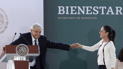 "¡No estás sola!", gritó el presidente durante un evento en la CDMX