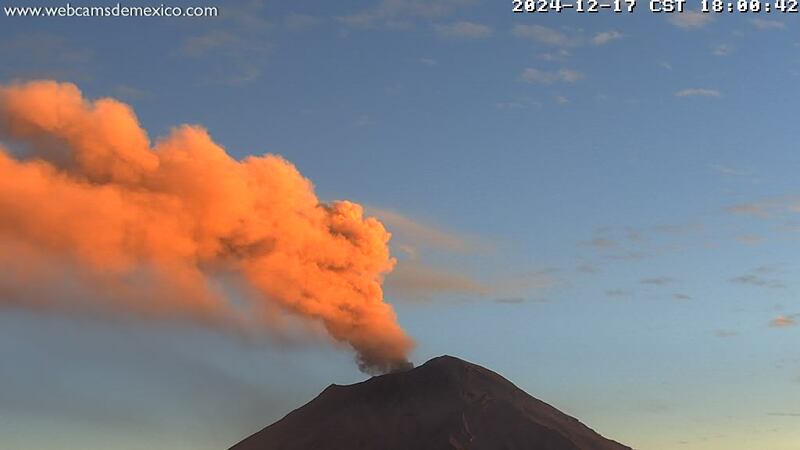 Monitorean al Popocatépetl; por actividad, mantienen alerta amarilla fase 2