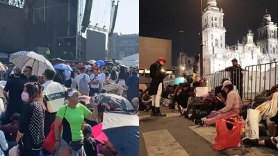 Desde la madrugada del jueves 27, llegaron al Zócalo