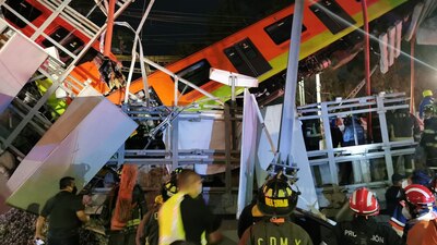 De acuerdo con el dictamen, hubo deformación de vigas en el puente de concreto-acero en la obra