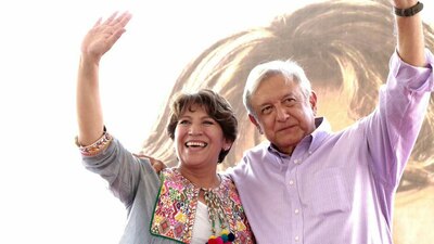 Delfina Gómez cuenta con el aval de AMLO para ganar el Estado de México