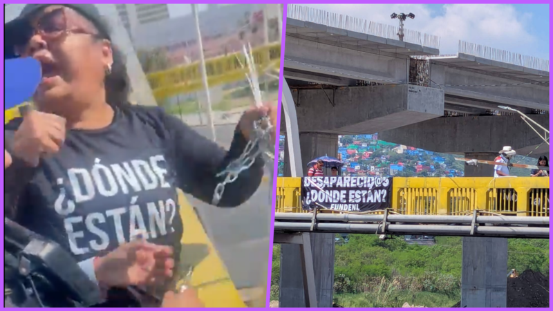 VIDEO: Policías de Monterrey intentan detener a madres buscadoras durante protesta pacífica