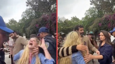 VIDEO: Turista recibe jalón de cabellos pero en redes sociales cuestionan si fue real o fingió