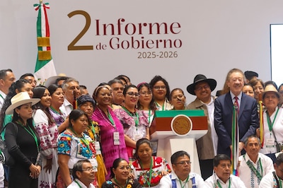 CIUDAD DE MÉXICO, 01SEPTIEMBRE2026.- Claudia Sheinbaum Pardo, Presidenta de México, ofreció su Segundo Informe de Gobierno en Palacio Nacional. FOTO: MOISÉS PABLO/CUARTOSCURO.COM