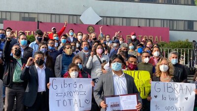 El exfuncionario del IMSS busca ser el presidente nacional del partido de AMLO