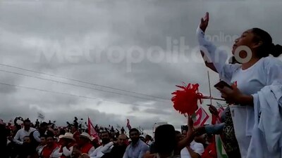 Una simpatizante del PRI lanzó una mentada al tricolor en un evento de José Antonio Meade