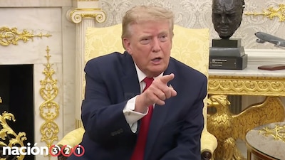 “Cállate”: Trump arremete contra reportera de CNN durante encuentro en la Casa Blanca