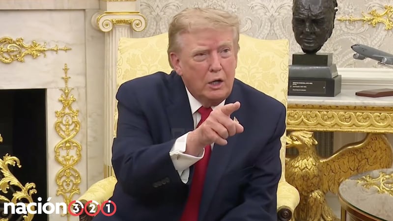 “¡Cállate!”: Trump arremete contra reportera de CNN durante encuentro en la Casa Blanca