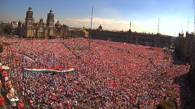 Las autoridades no han informado hasta este momento la cantidad de personas que asistieron a la marcha