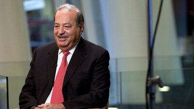 Carlos Slim participó este jueves en un Foro organizado por Bloomberg