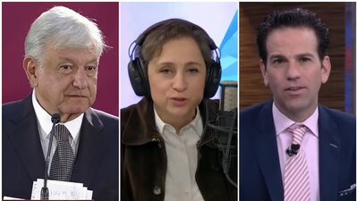 AMLO, Carmen Aristegui y Carlos Loret se disputan la audiencia por las mañanas