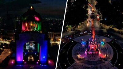 Del 19 al 24 de junio se iluminarán con un mosaico multicolor