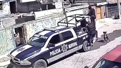 Las imágenes fueron captadas por cámaras de videovigilancia en Saltillo