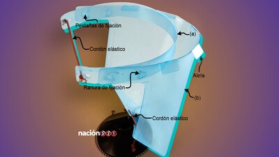 Por sus materiales, la careta es ideal tanto para ciudadanos como para médicos
