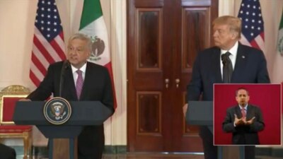 El presidente mexicano aseguró que él y el presidente de EU son amigos