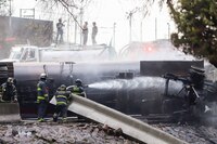 Sheinbaum se solidariza con familias afectadas por la explosión de una pipa en la Concordia