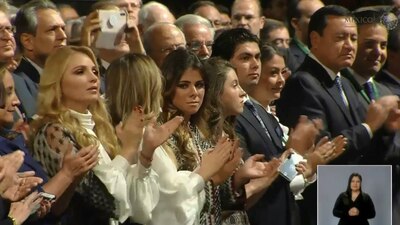 La familia presidencial acompañó a Peña Nieto en su último informe de gobierno