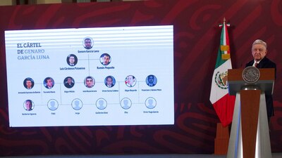 En contra de Genaro García Luna, pues ahora señaló al sexenio de Peña Nieto