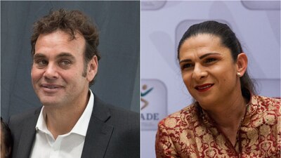 David Faitelson y Ana Gabriela Guevara