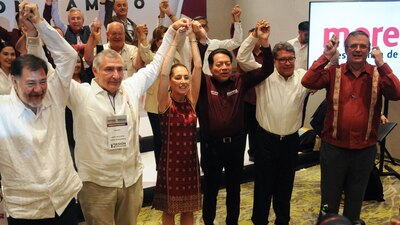 En este proceso Sheinbaum resultó ganadora