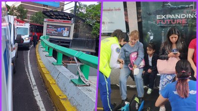 El accidente dejó por lo menos a 10 personas heridas