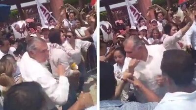 Internautas difundieron el video donde lanza el golpe