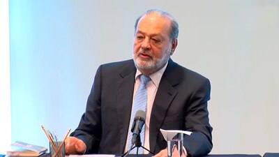 El magnate mexicano ofreció un mensaje a los medios este viernes