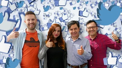 Alberto Lujambio, Anelhé Sánchez, Jesús Ramírez y Daniel Sibaja